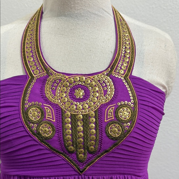 H&M Purple Halter Midi Dress - Picture 2 of 7